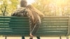 Couple on a bench 